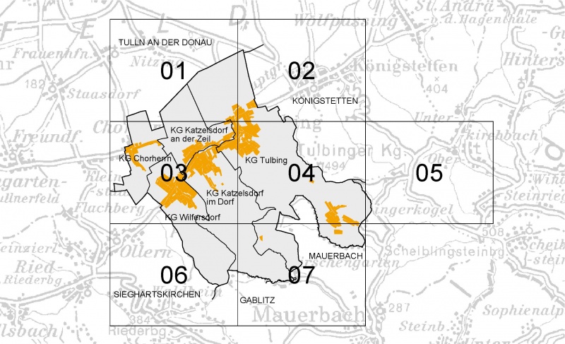 Planbattübersicht Tulbing