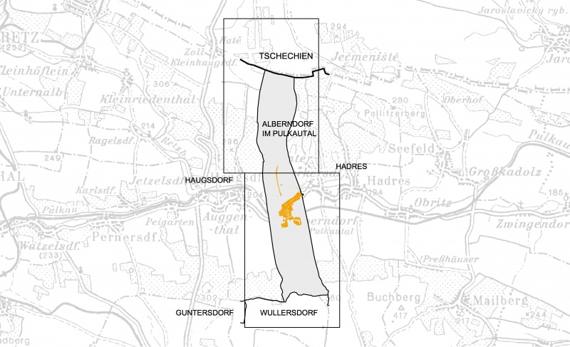 Planblattübersicht Alberndorf im Pulkautal