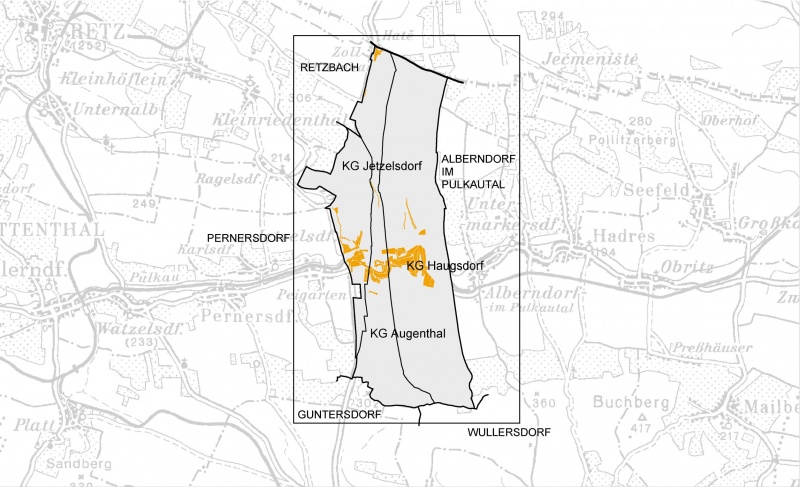 Planblattübersicht Haugsdorf