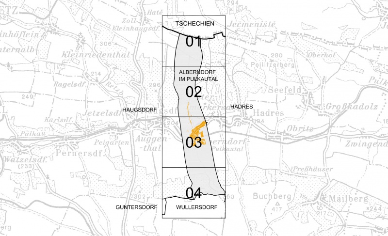 Planblattübersicht Alberndorf im Pulkautal